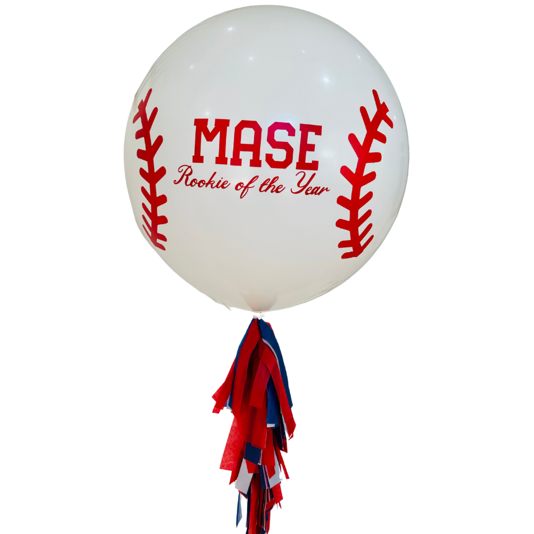 Custom Jumbo Balloon with Vinyl Personalization