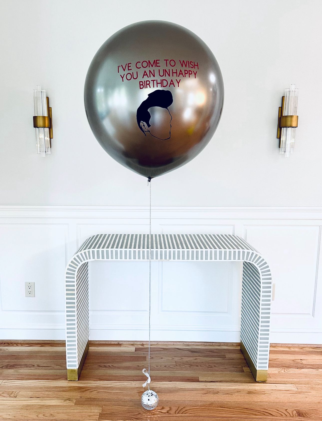 Custom Jumbo Balloon with Vinyl Personalization