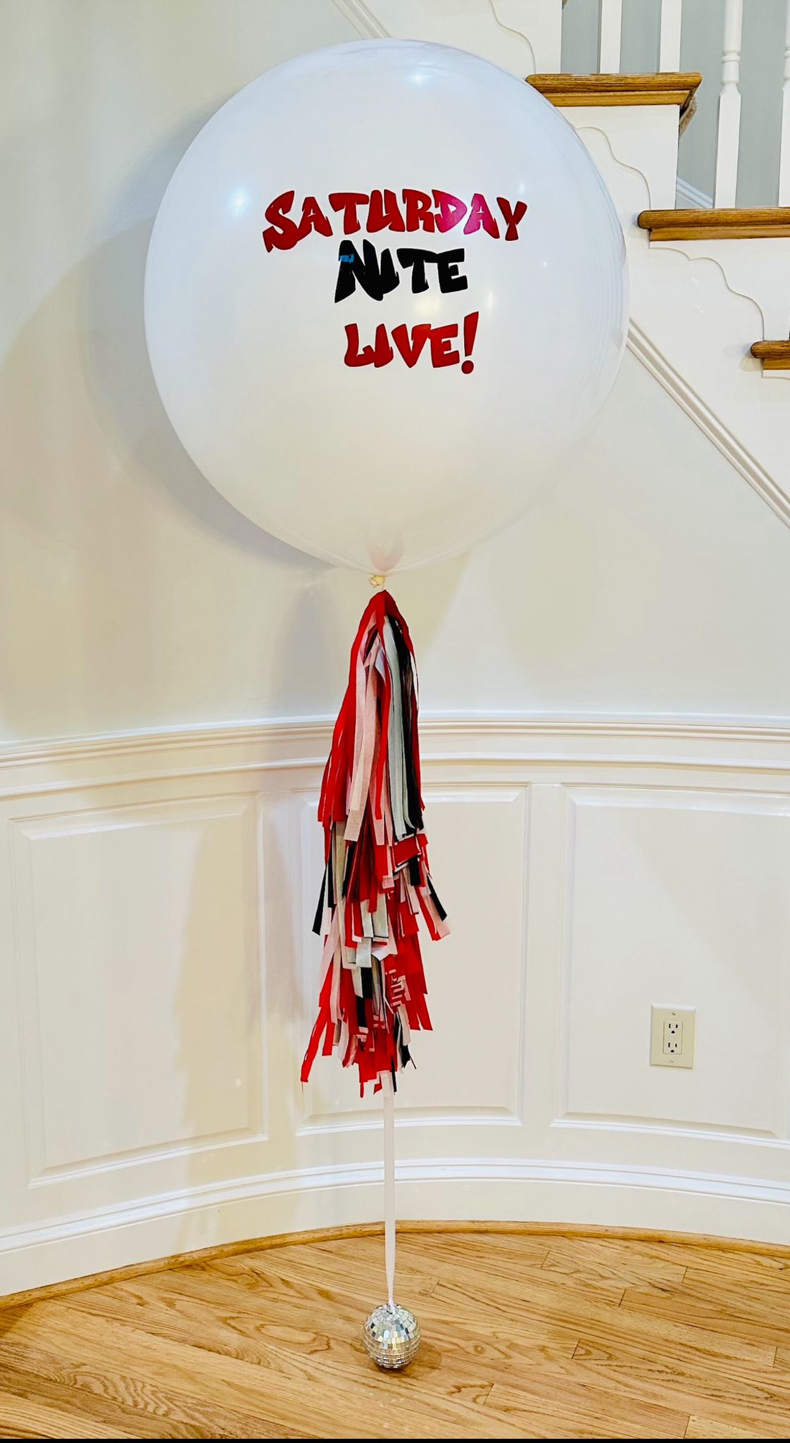 Custom Jumbo Balloon with Vinyl Personalization